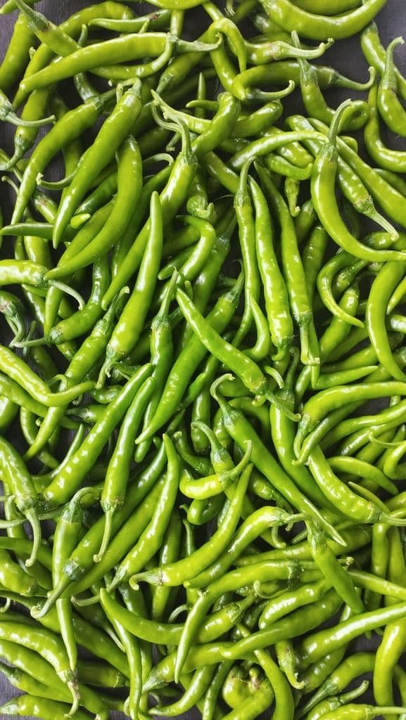 Fresh Green Chillies